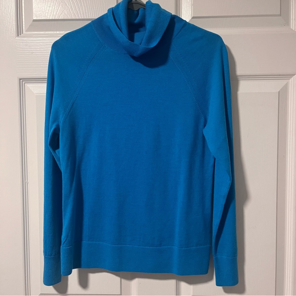 Banana Republic 100% Merino Wool Blue Sweater